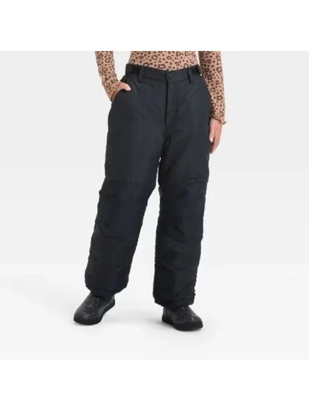 Cat & Jack NWT Kids' Black Snow Pants Size Medium Plus